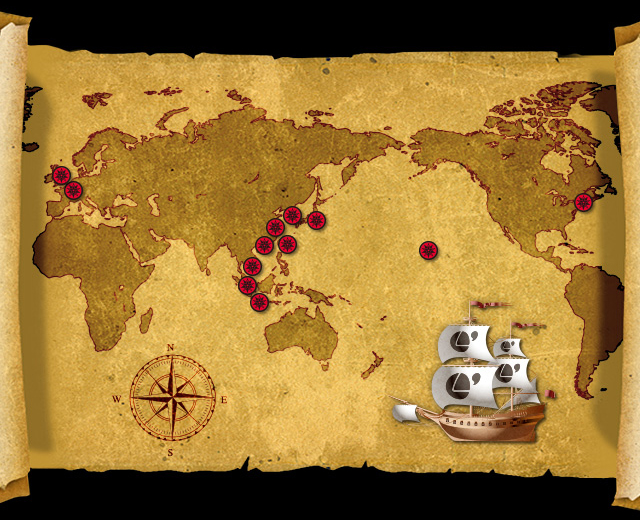 WORLD TOUR 2012 MAP