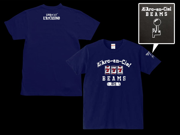 BEAMS コラボTシャツ(NAVY)